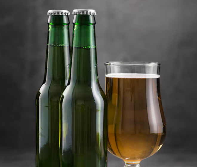 Bouteilles de bière artisanale