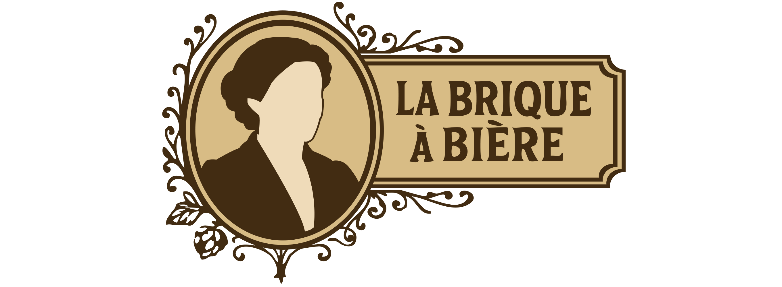 Logo final de La Brique à Bière, version couleur